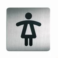 DURABLE PICTO WC Women 150x150 mm