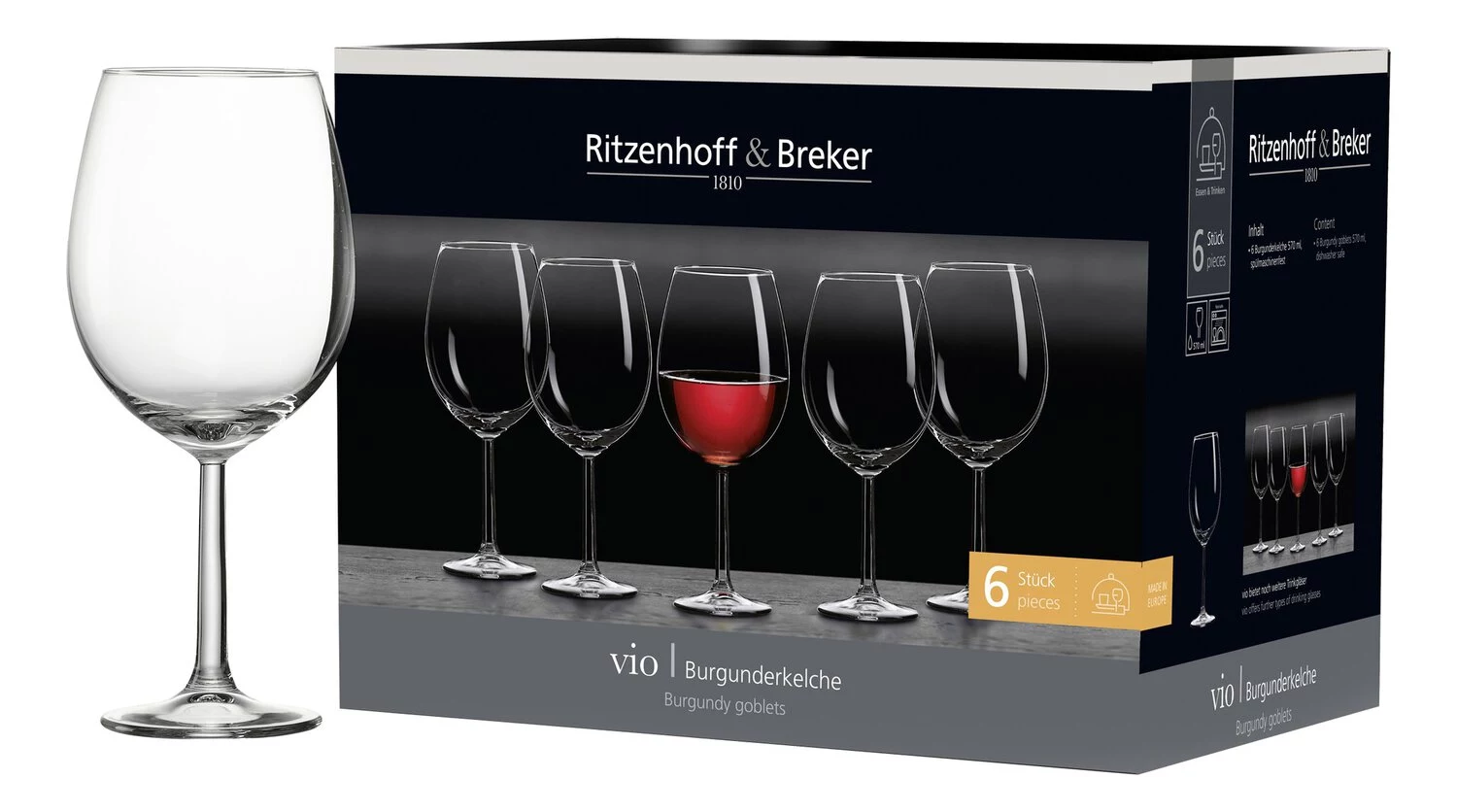Ritzenhoff & Breker VIO Burgundy vīna