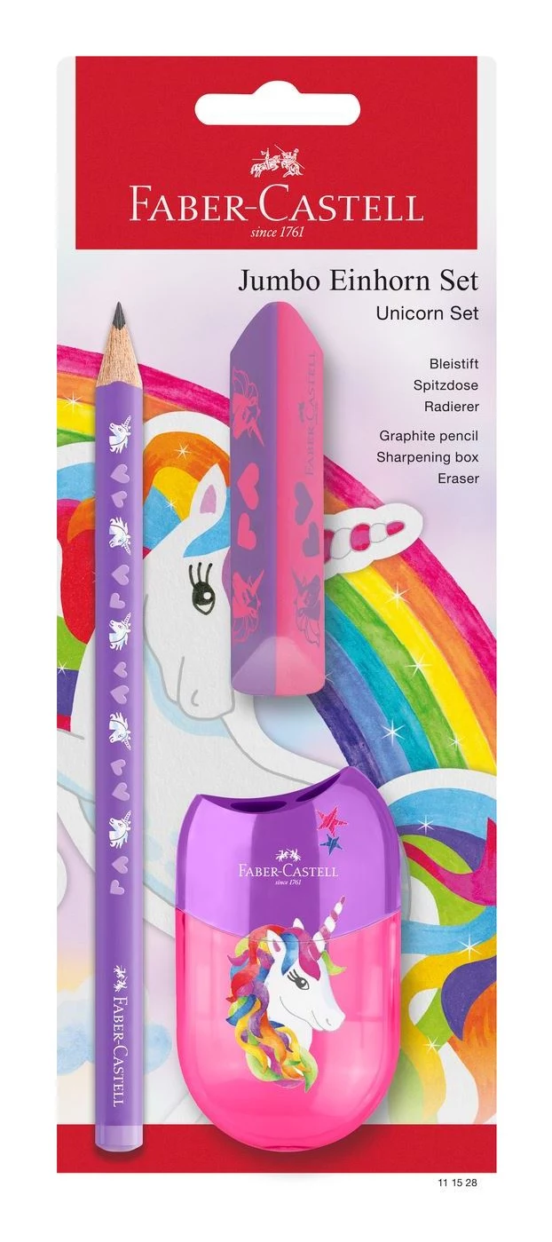 Faber-Castell Unicorn Jumbo rakstāmpiederumu komplekts, violets