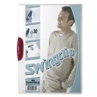 DURABLE SWINGCLIP 30 A4 caurspīdīga dokumentu