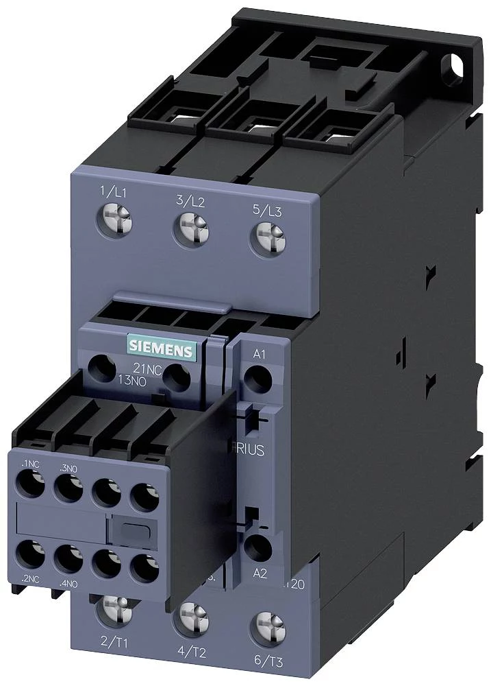 SIEMENS kontaktors AC-3 22kW/400V 2NO+2NC 230V