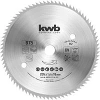 KWB 587511 ripzāģa asmens 205 mm