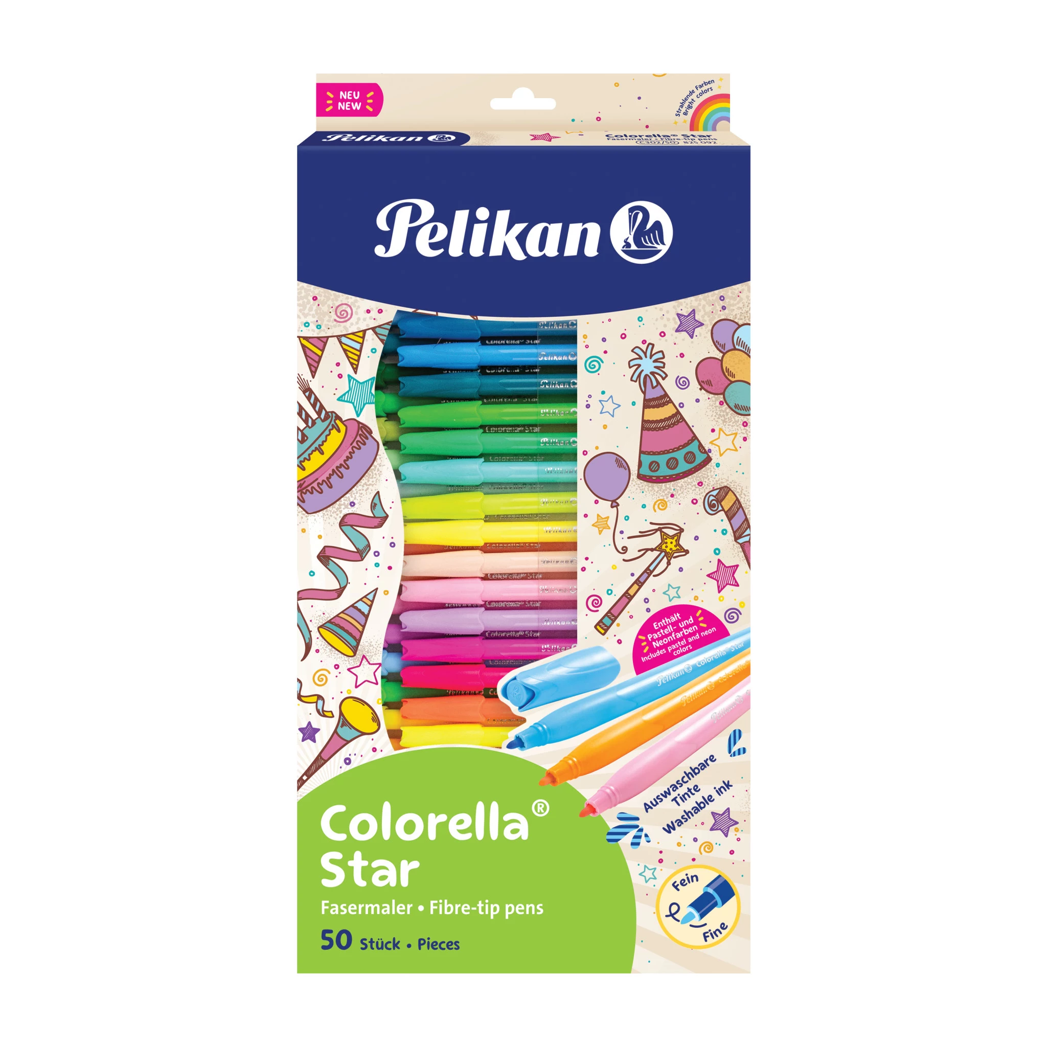 Pelikan Colorella Star C302/50 flomāsteru komplekts