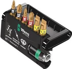Wera Bit-Check 7 Diamond 1 skrūvgriežu