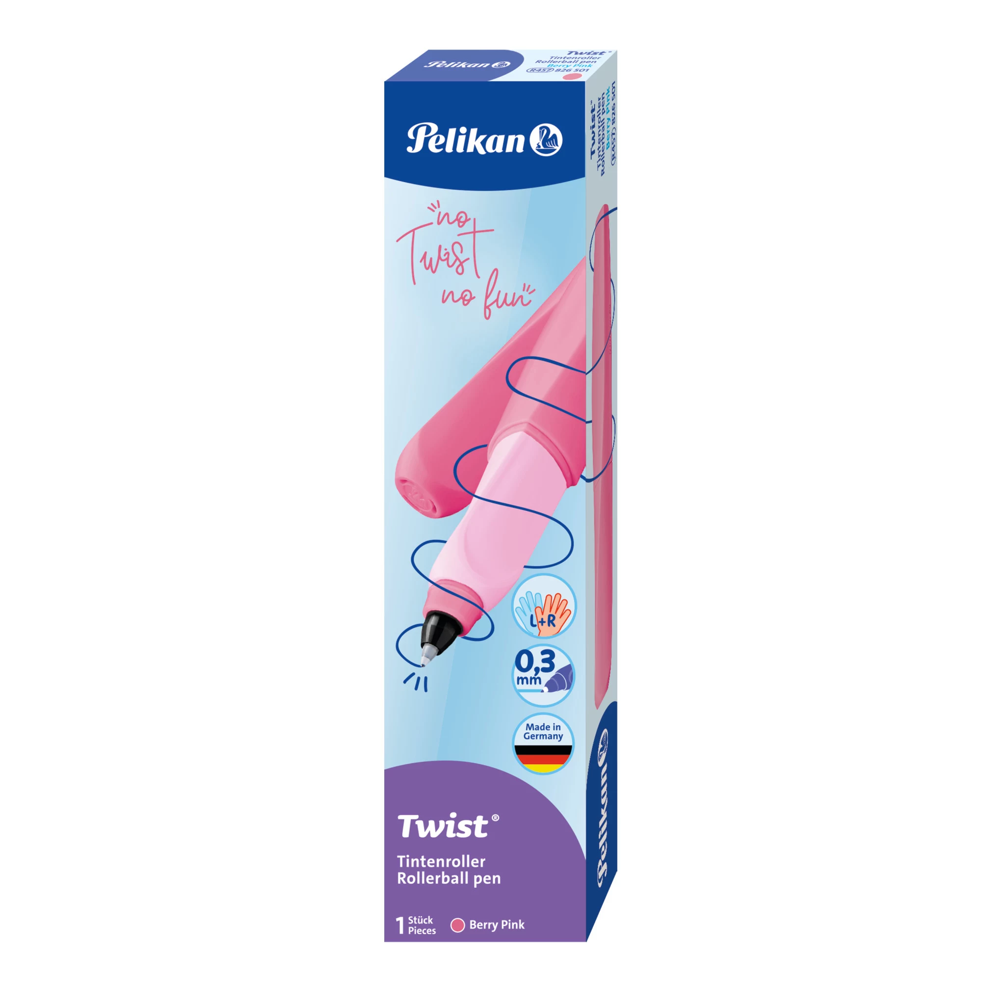Pelikan Twist lodīšu pildspalva Berry Pink