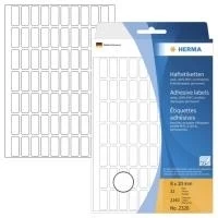 HERMA 2320 pašlīmējošas papīra etiķetes, baltas