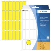 HERMA 2361 dzeltenas matētas pastāvīgi lipīgas