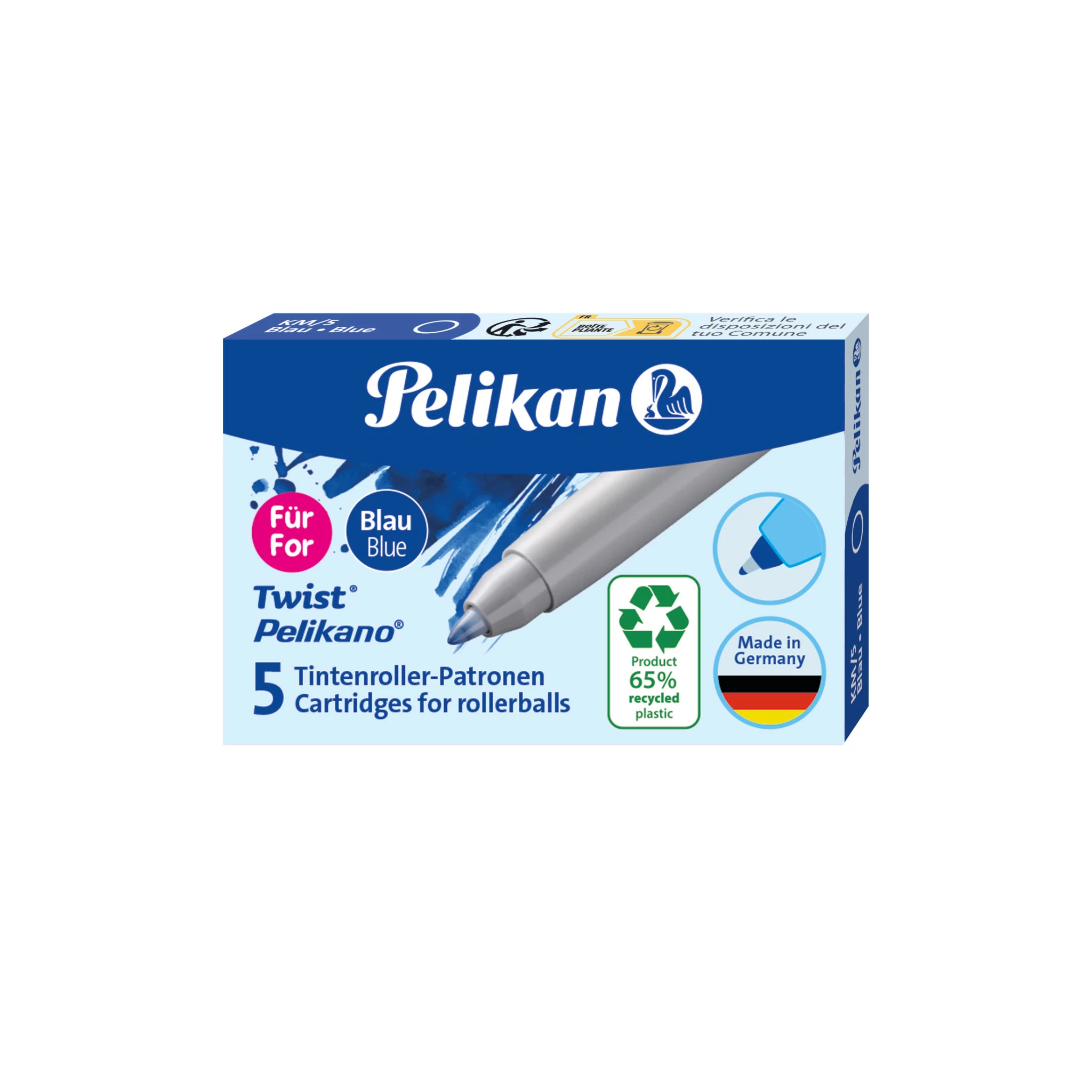 Pelikan Eco tintes uzpilde lodīšu pildspalvai