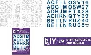 ROTH gludekļa uzliku burti DIY auduma