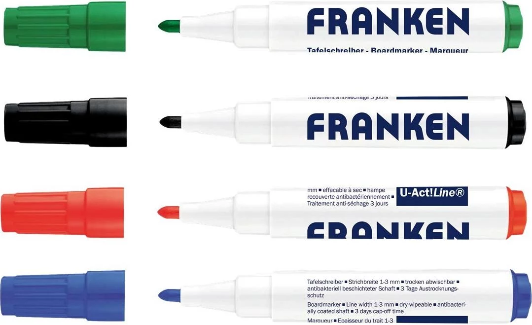 FRANKEN U-ACT! Line marķieris tāfelēm, apaļš