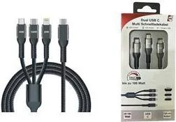 IWH USB uzlādes kabelis USB-C, Micro-USB