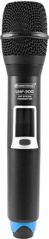 OMNITRONIC UHF-300 rokas bezvadu mikrofons 823-832/863-865