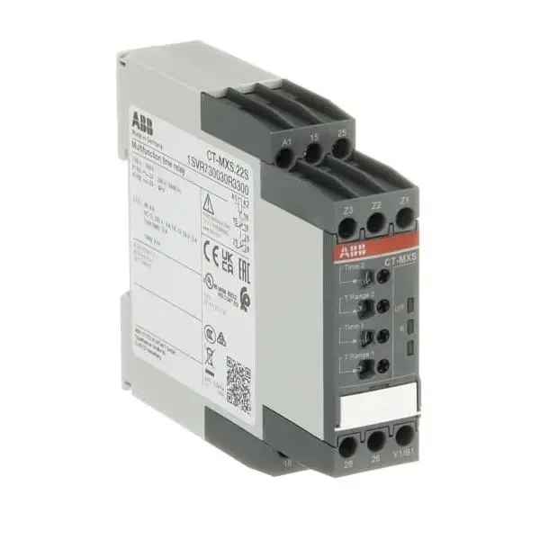 ABB CT-MXS daudzfunkciju laika relejs, 24-48