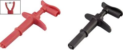 VOLTCRAFT krokodila spaile ar 4 mm