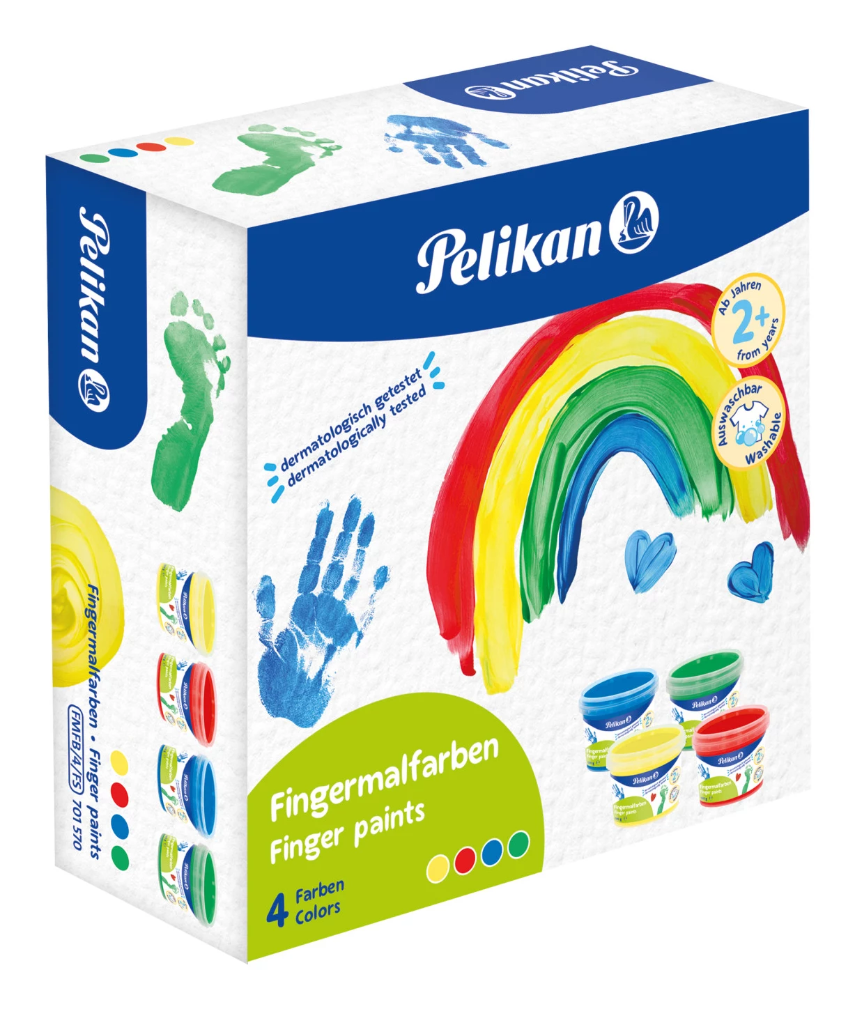 Pelikan Finger Paint Basic Colours pirkstu
