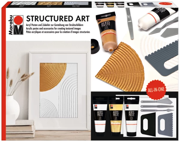 Marabu STRUCTURED ART akrila struktūras pasta