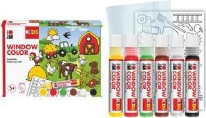 Marabu KiDS Window Color Set Farm