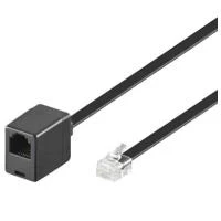 Wentronic Goobay modulārā pagarinājuma kabelis, RJ12