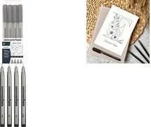 Faber-Castell EBERHARD FABER Pigment Liner melnais