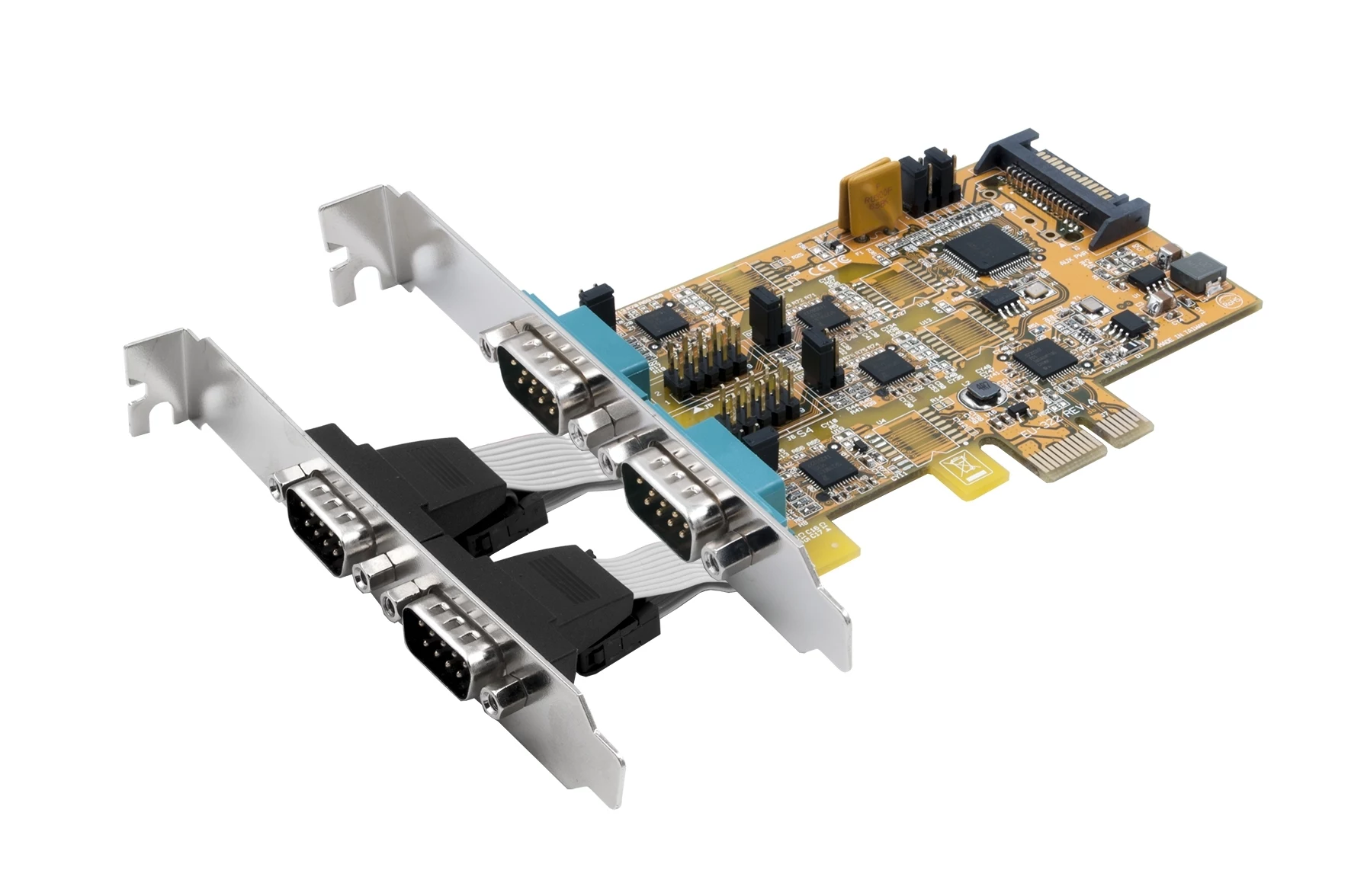 EXSYS EX-45034 PCIe 4 portu sērijas