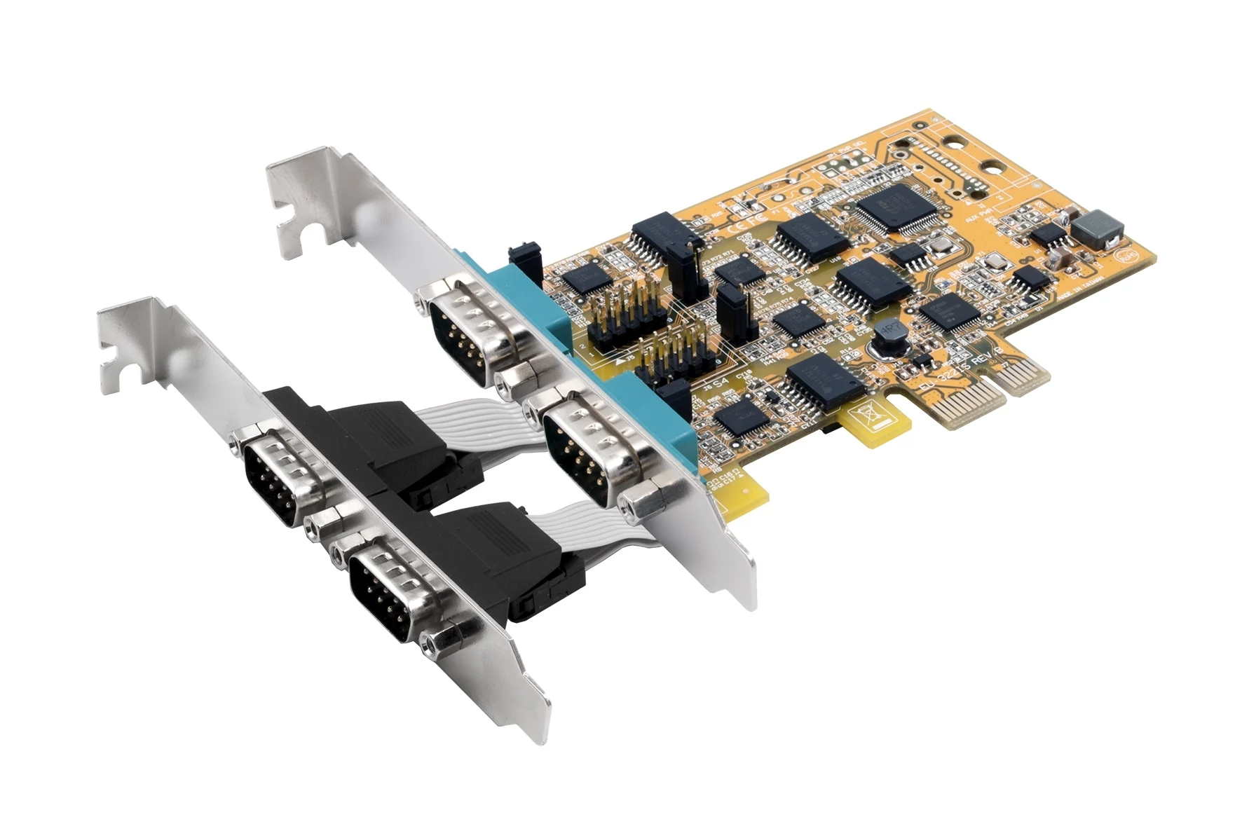 EXSYS EX-45034IS 4-portu RS-232 PCI Express