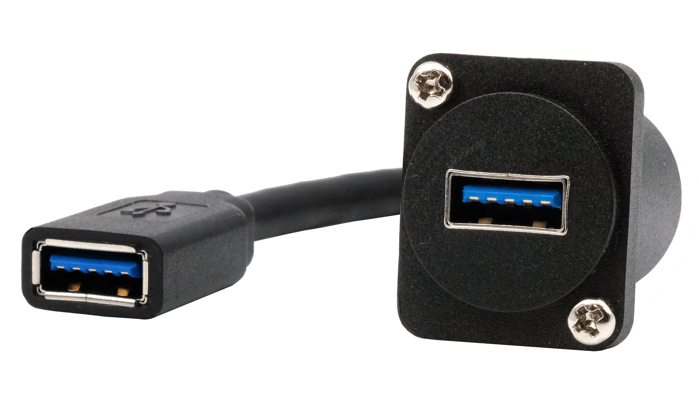 EXSYS EX-49165 D-Type panelmontāžas USB-A ligzda