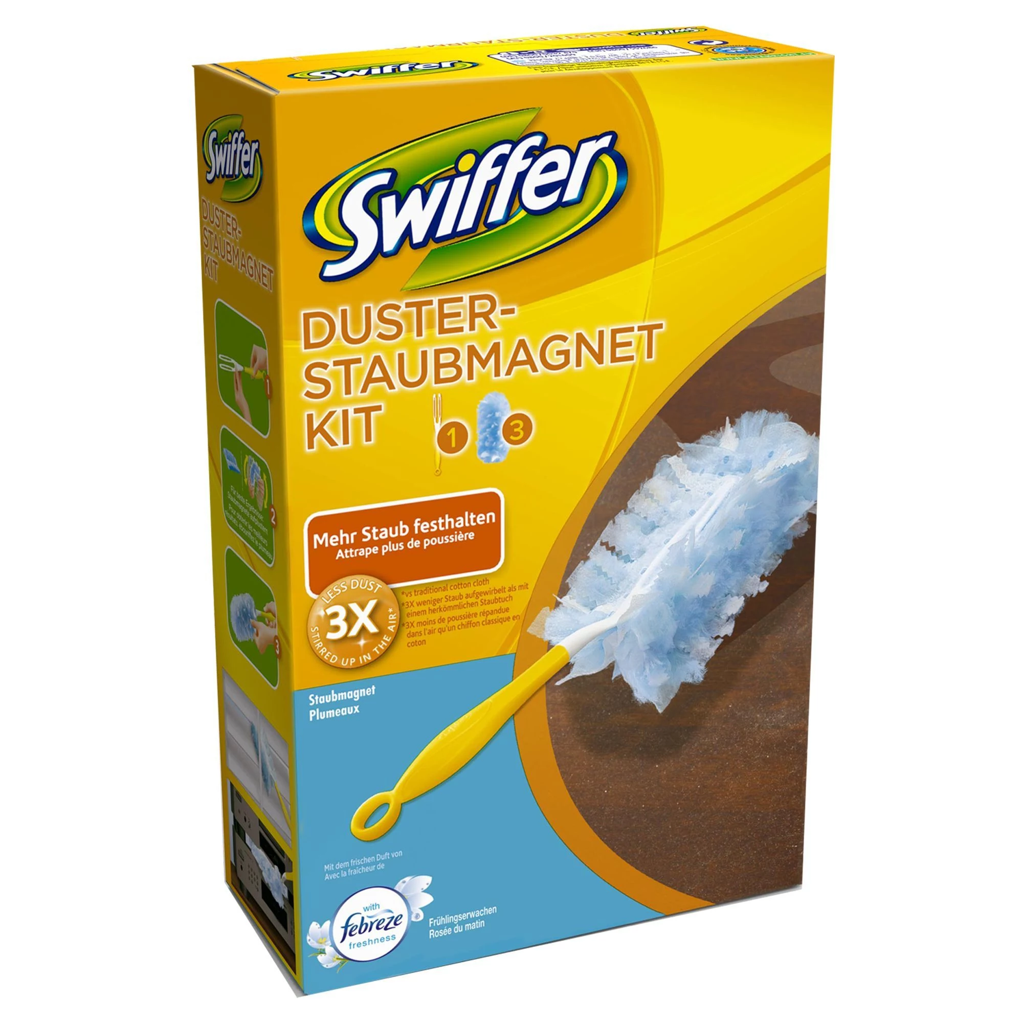 Swiffer Staubmagnet ar Febreze smaržu startera