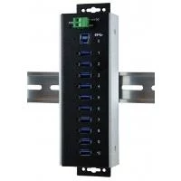EXSYS EX-1110HMVS-WT Industriālais 10 portu USB