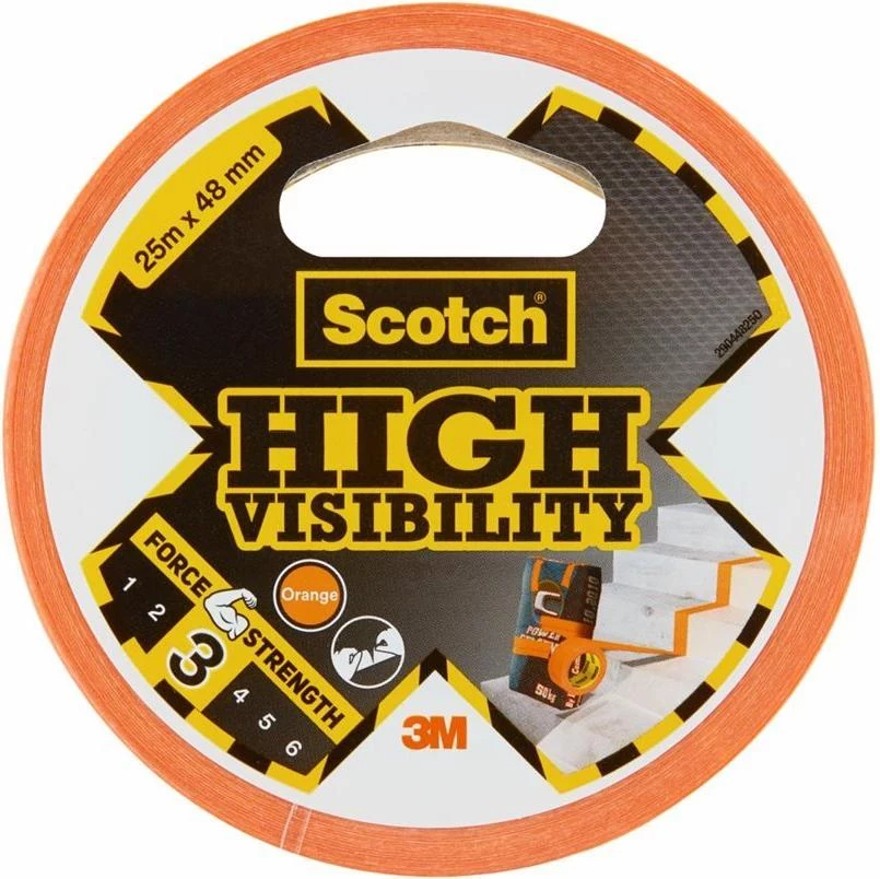 3M Scotch augstas redzamības līmlente oranža