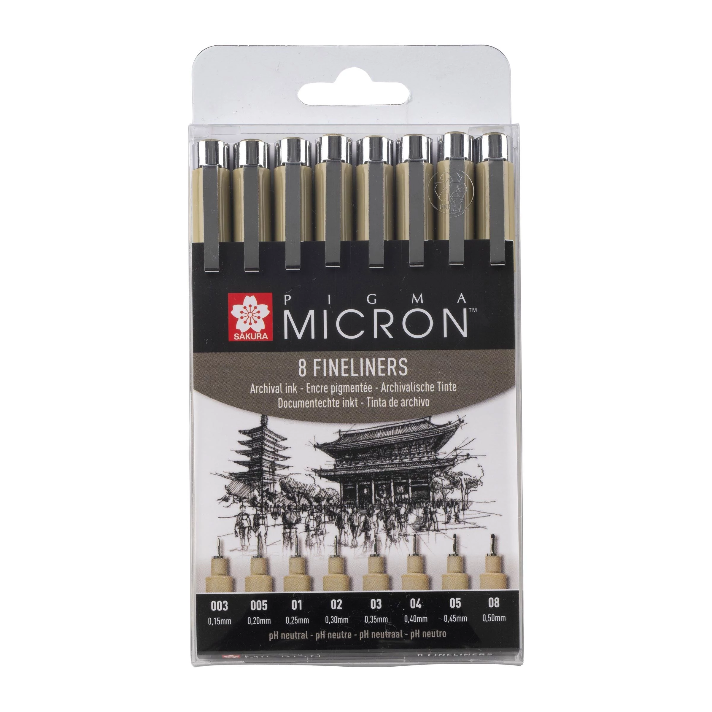 SAKURA Pigma Micron Finelineru pildspalvu komplekts