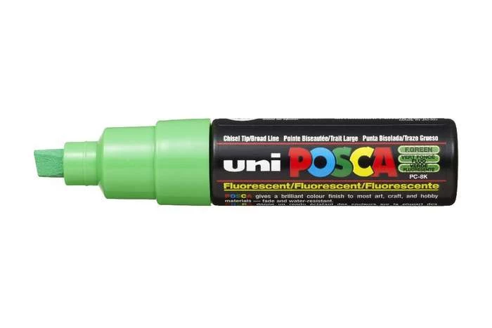 POSCA PC-8K pigmenta marķieris neona zaļš