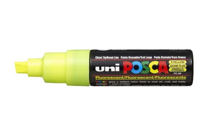 POSCA PC-8K J Fluo neona dzeltenais