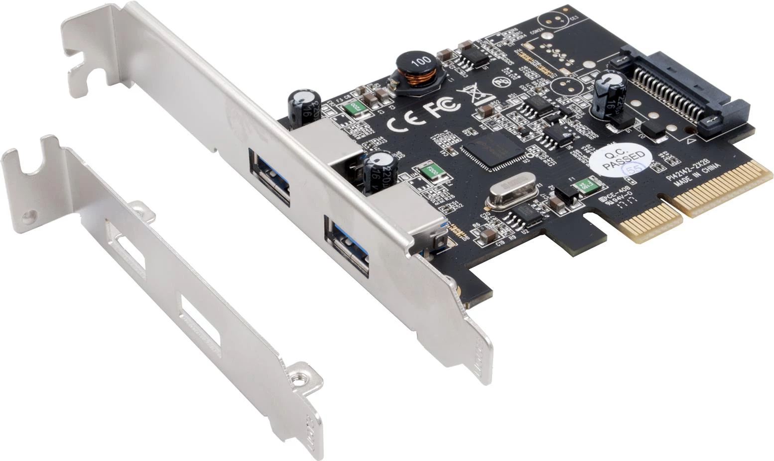 EXSYS EX-12001-2 PCIe x2 Low-Profile USB