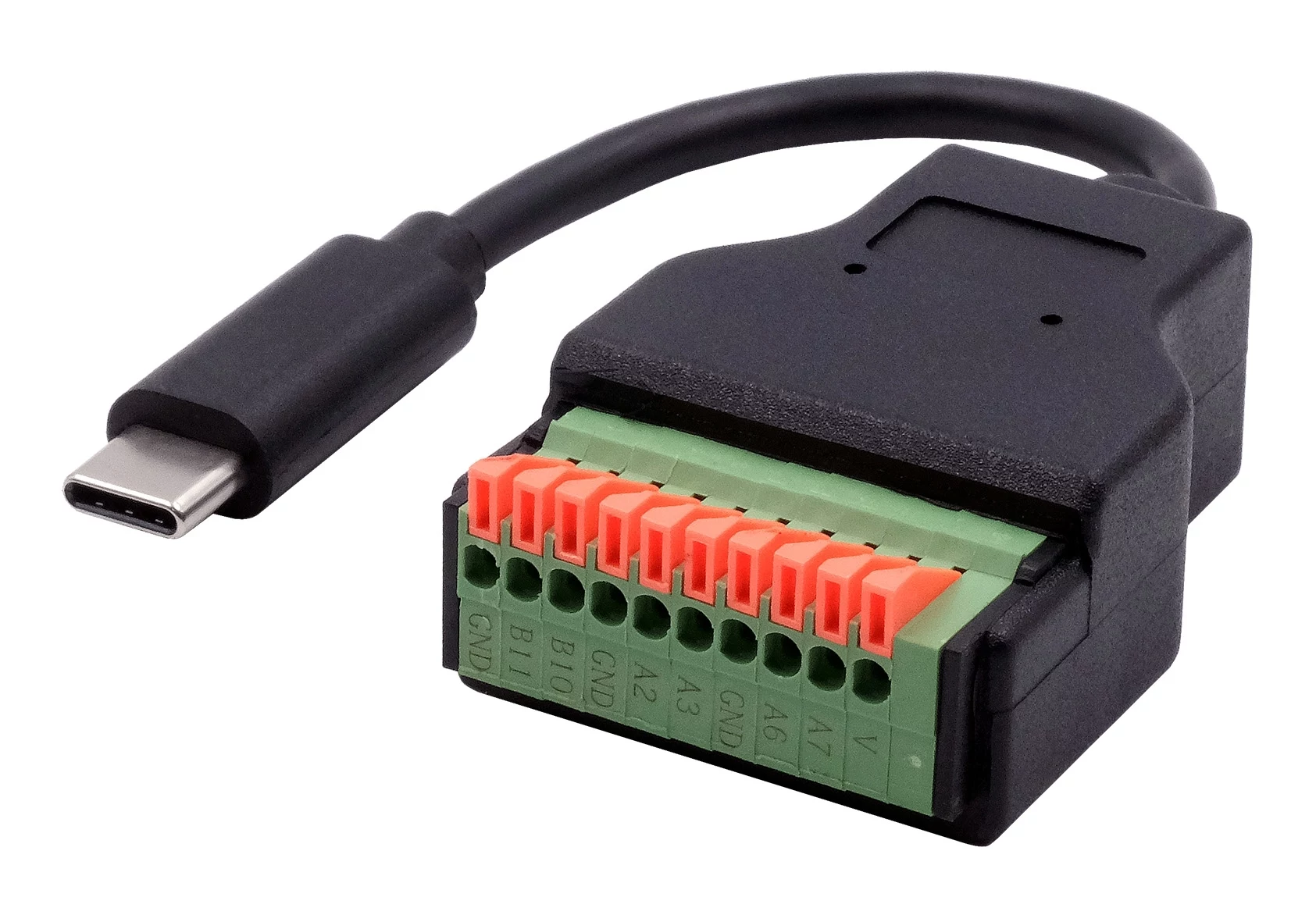 EXSYS EX-49125 USB-C vīriešu uz 10