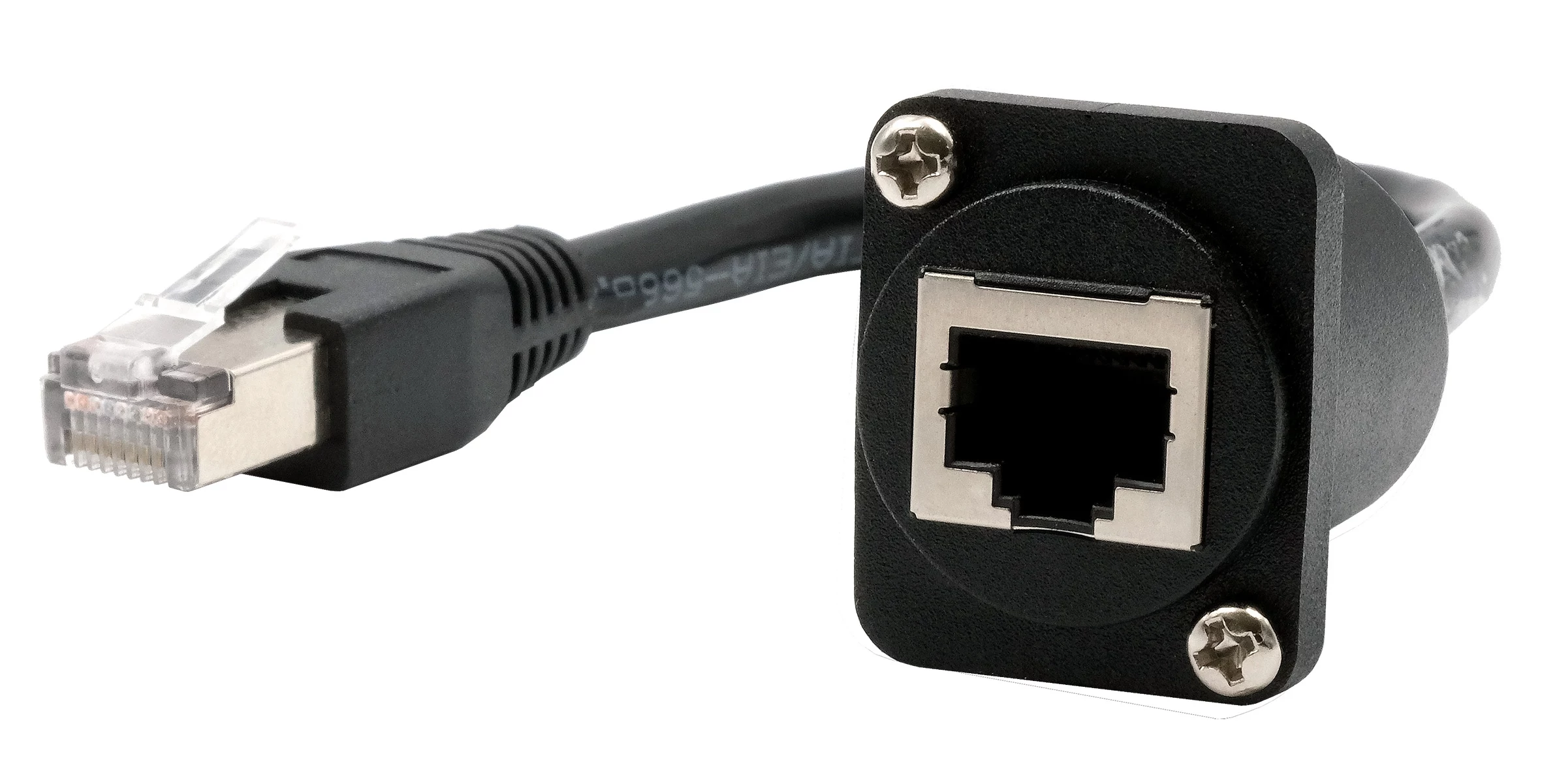 EXSYS D-Type RJ45 sieviešu uz vīriešu