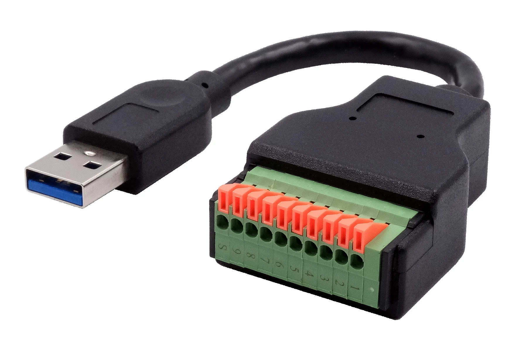 EXSYS EX-49127 USB-A vīrišķais uz 10
