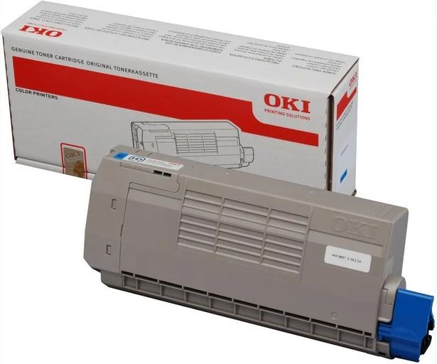 OKI 43866107 oriģinālais ciāna tonera kārtridžs