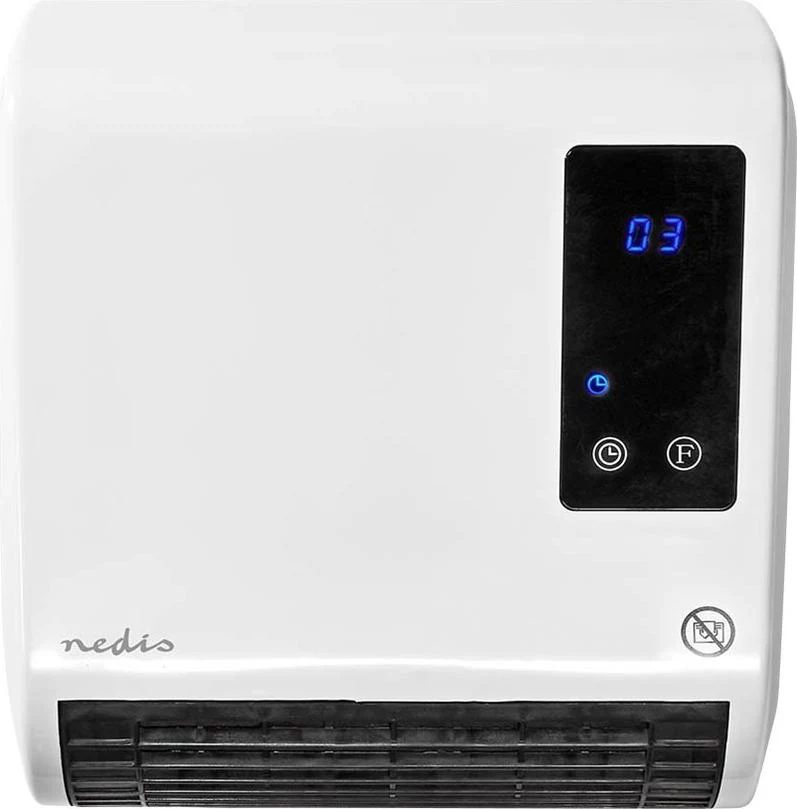 Nedis HTBA20WT keramiskais ventilatora sildītājs 1500