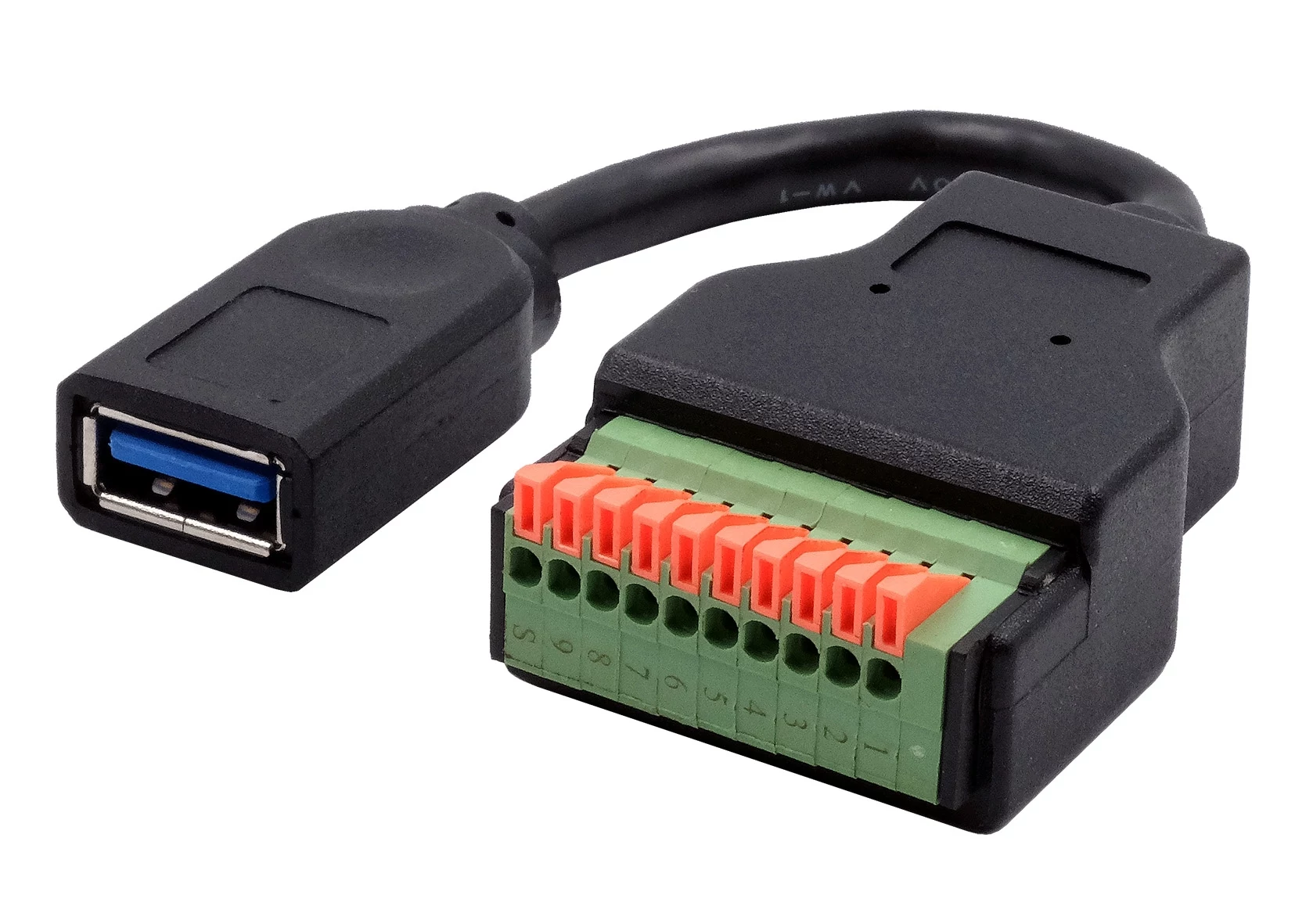 EXSYS EX-49126 USB-A sieviešu uz 10