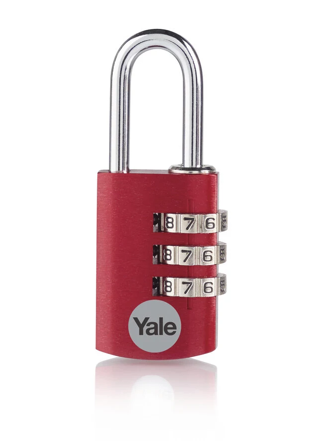 Yale YE3CB/38/131/1/CO 38mm sarkanā koda atslēga