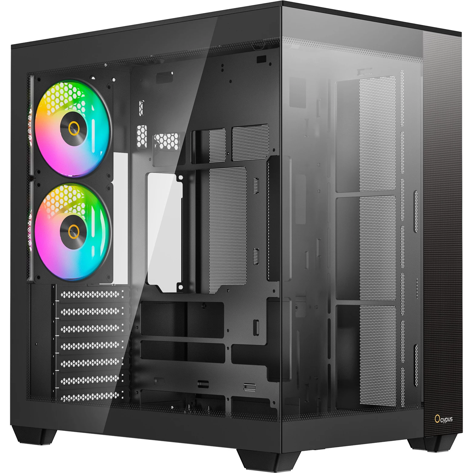 Ocypus Delta C74 ARGB melns mid-tower