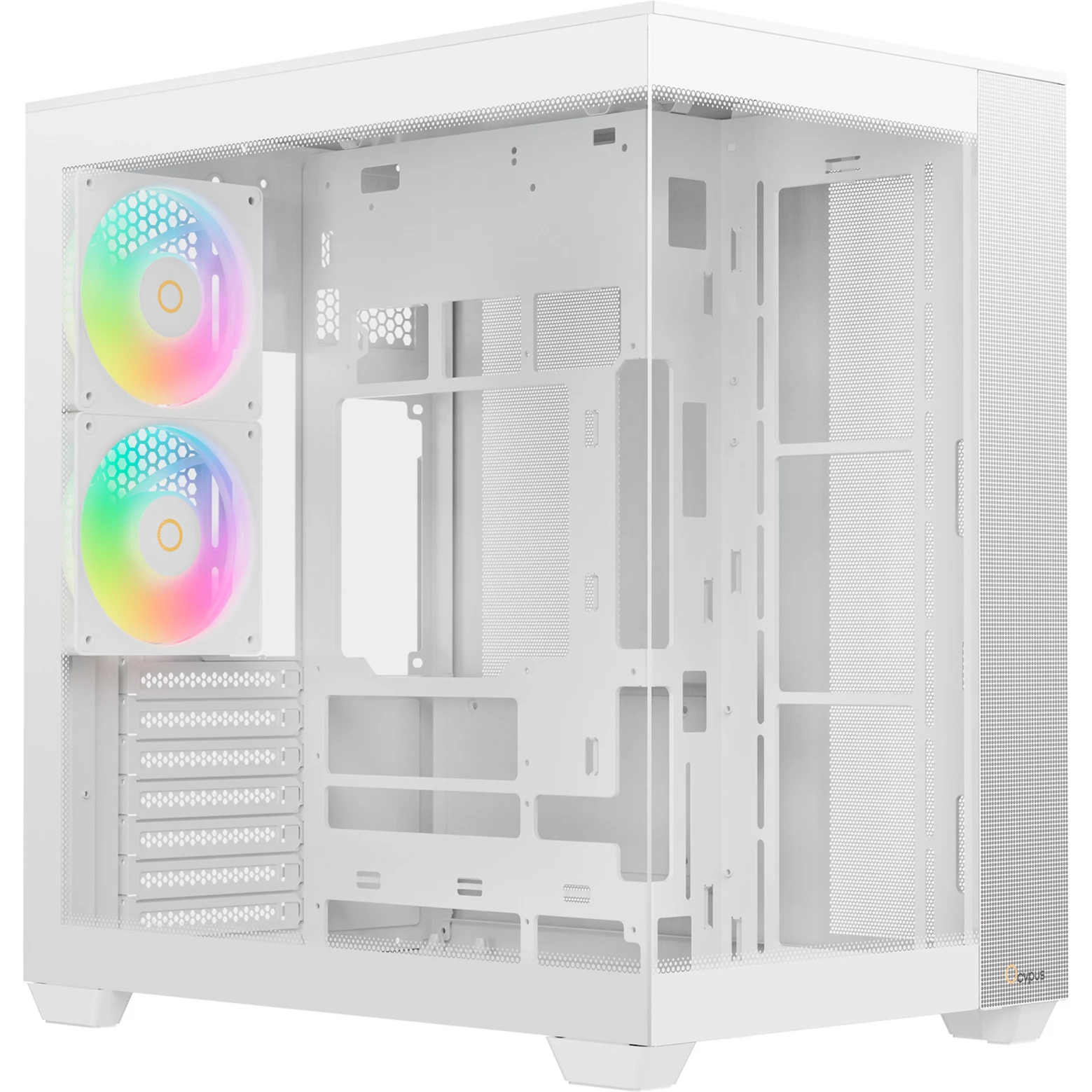 Ocypus Delta C74 ARGB balts mid-tower