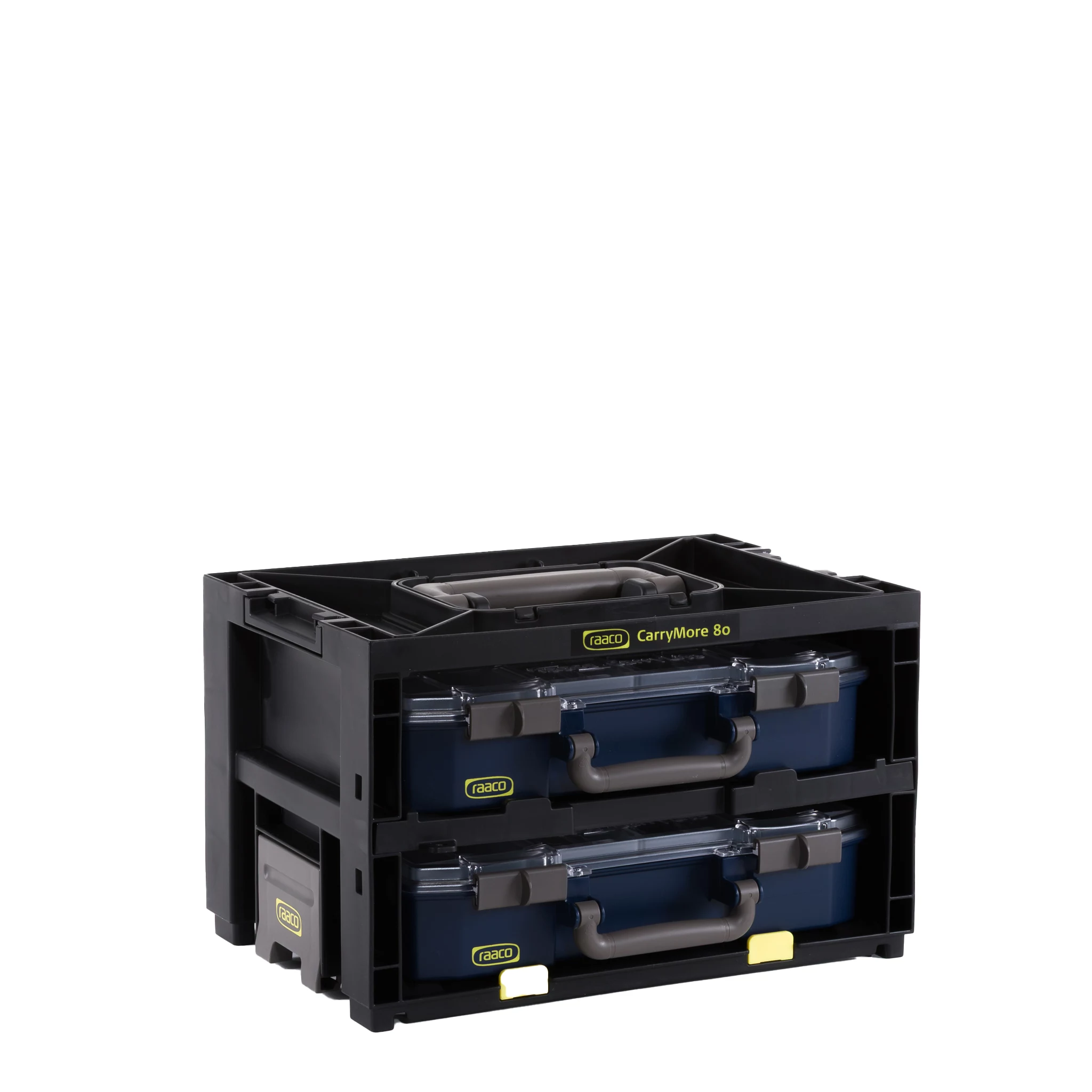 Raaco CarryMore 80x2 komplektācijas koferis 386