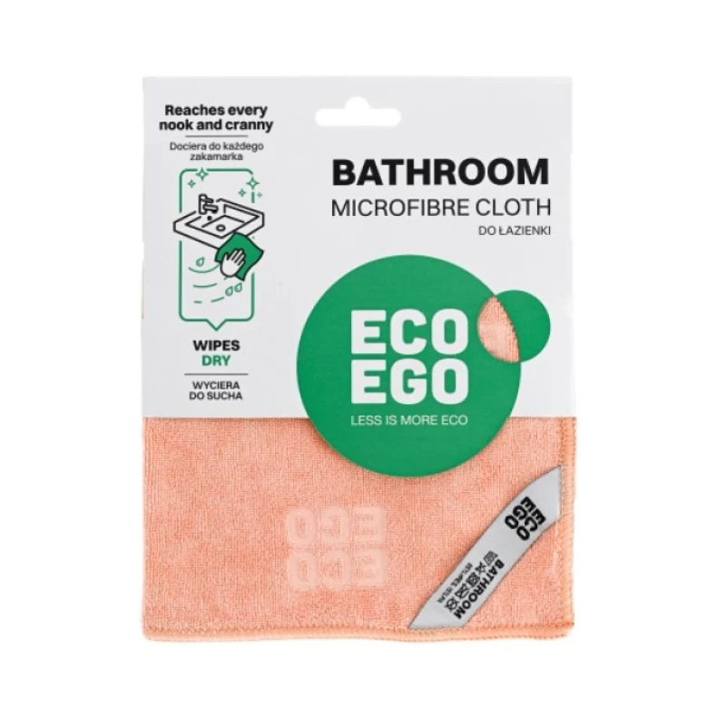 ECO EGO mikrošķiedras tīrīšanas lupatiņa vannasistabai