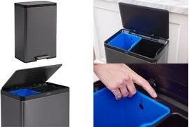 Rubbermaid Elite Dual Stream 39L nerūsējošā