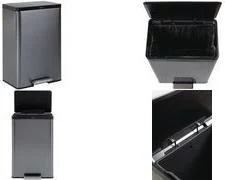 Rubbermaid Elite 45L nerūsējošā tērauda atkritumu
