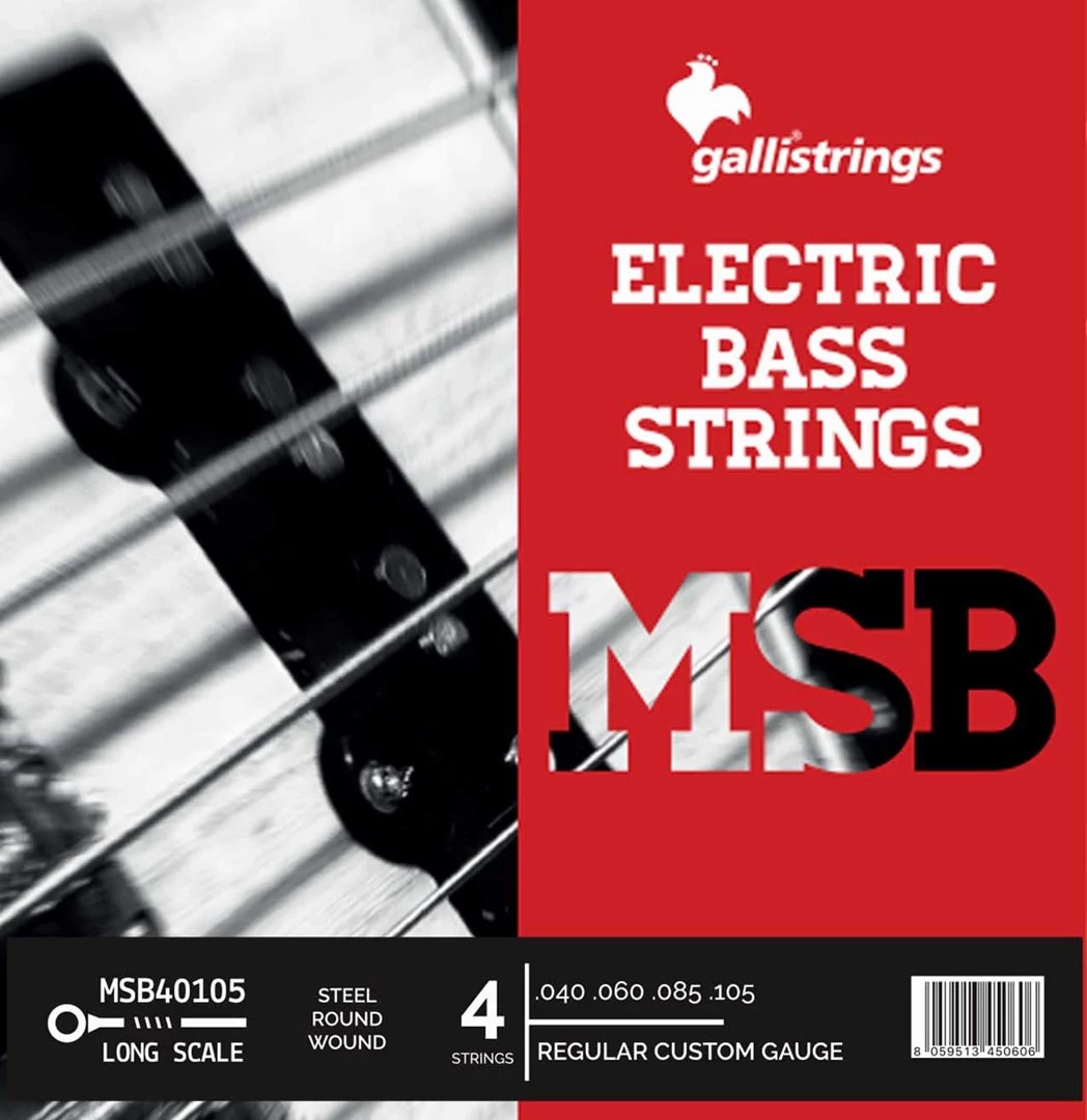 Galli MSB40105 Magnesium Steel Bass Guitar