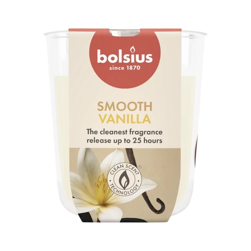 BOLSIUS True Scents vaniļas smaržsvece stikla