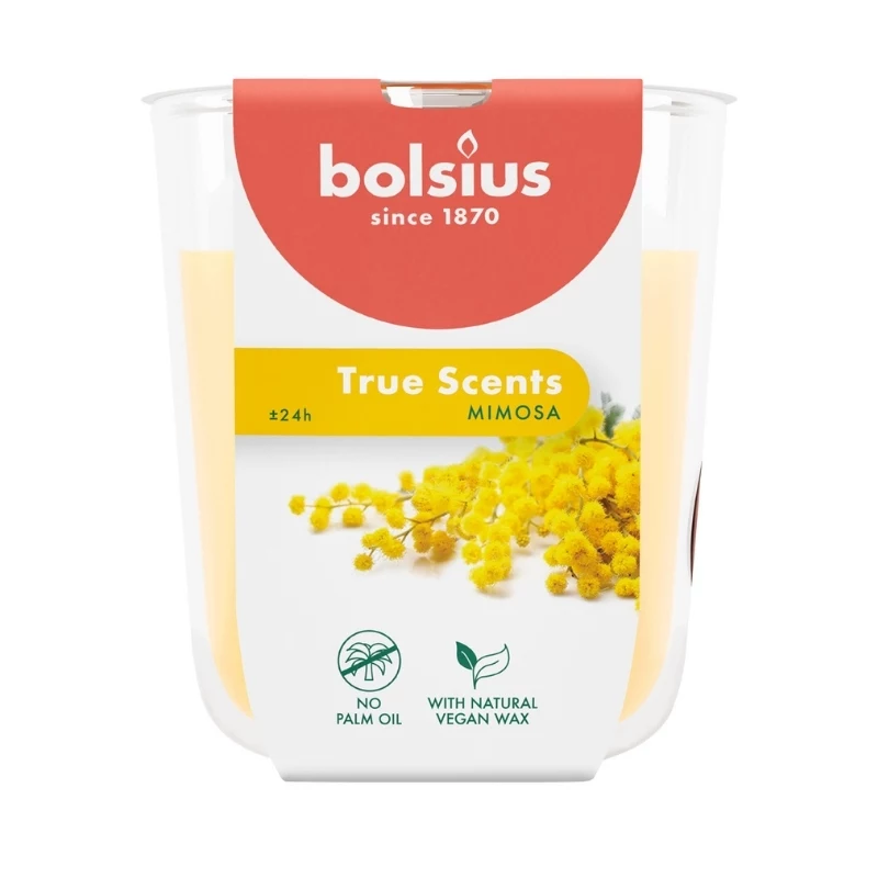 BOLSIUS True Scents Mimosa smaržīgā svece