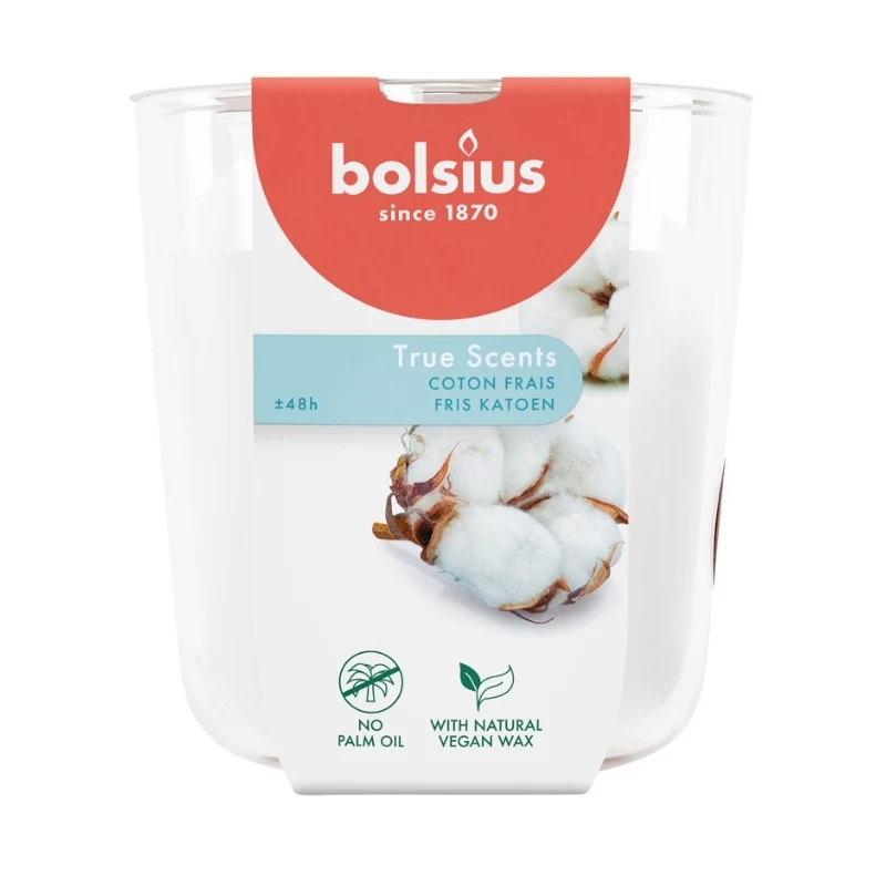BOLSIUS True Scents Fresh Cotton smaržīga